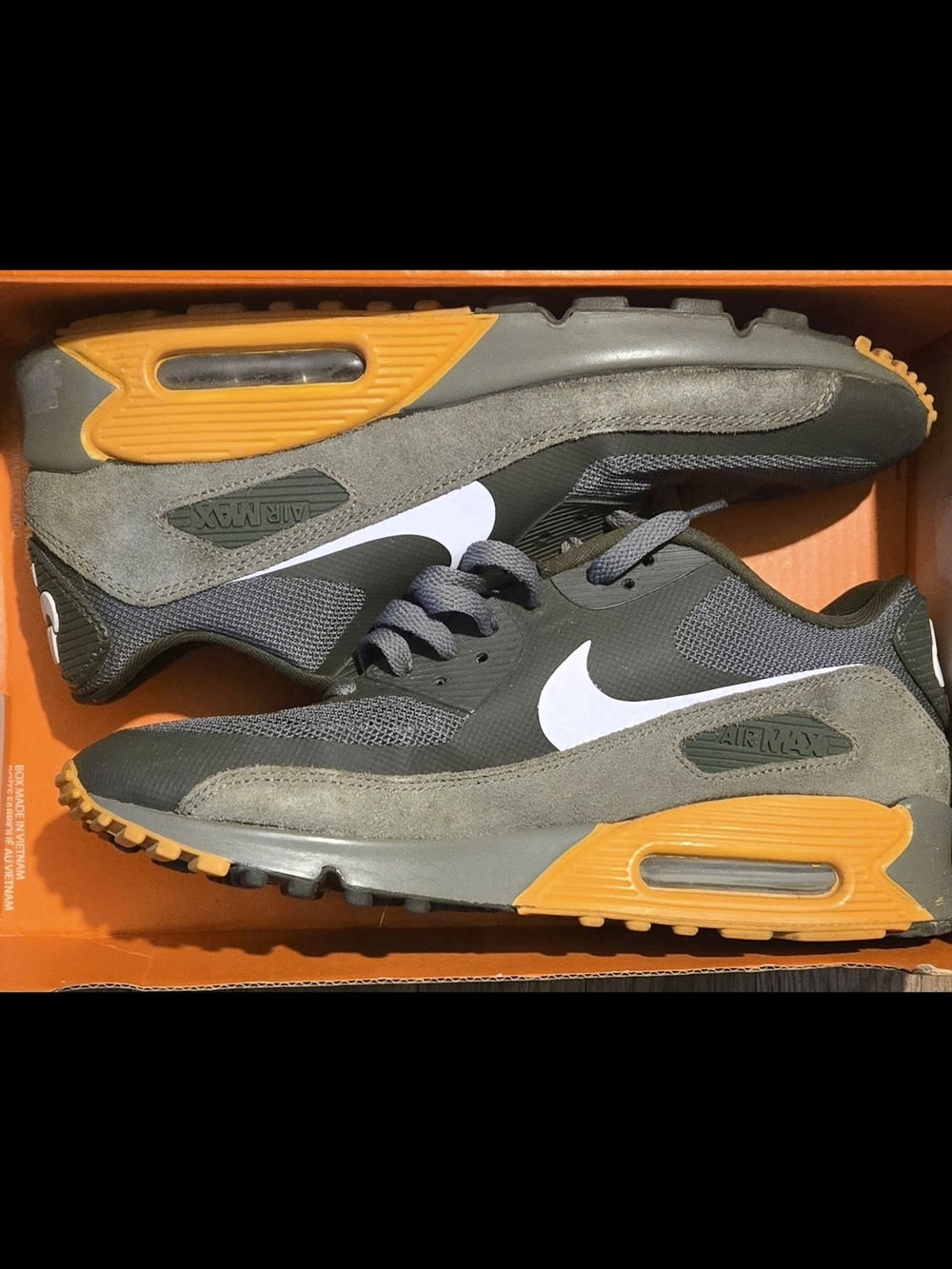 Nike Air Max 90 HyperFuse PREMIUM Cargo Khaki/Steel Green/Canyon Gold